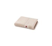 Tommy Hilfiger - Toalla de Invitados, Color Arena, Rizo Boucle, 520 g/m², 100% algodón Peinado, Ribete Jacquard y Bordados, Suave y Absorbente, 40 x 60 cm