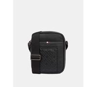 Tommy Hilfiger Tommy Hilfiger - Bandolera estilo mini reporter de hombre en color negro con diseño del monograma de Tommy Hilfiger.. Negro