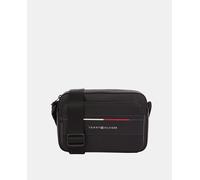 Tommy Hilfiger Tommy Hilfiger - Bandolera estilo mini reporter de hombre en ecopiel y diseño coorporativo. Negro
