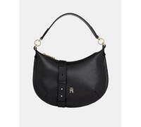 Tommy Hilfiger Bolso con Correa Mujer Shoulder Bag con Cremallera, Negro (Black), Talla única