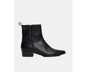 Tommy Hilfiger Tommy Hilfiger - Bota estilo cowboy de cuero. Negro Talla 36