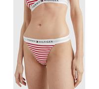 Tommy Hilfiger Mujer Parte Inferior de Bikini Cheeky Bikini Deportivo, Rojo (TH Original Stripe/Primary Red), M