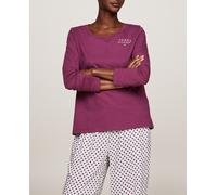 Tommy Hilfiger Tommy Hilfiger - Camiseta de pijama TH Original de manga larga. Morado Talla M