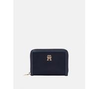 Tommy Hilfiger Tommy Hilfiger - Cartera mediana en azul marino con cierre de cremallera. Azul marino