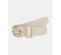 Tommy Hilfiger Cinturón Mujer Essential Effortless 2,5 cm Cinturón de piel, Beige (Sugarcane), 80 cm