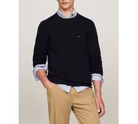 Tommy Hilfiger Tommy Hilfiger - Jersey de hombre en estructura con cuello redondo. Azul marino Talla L