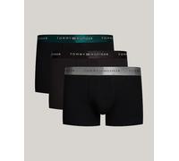 Tommy Hilfiger Calzoncillos bóxer Hombre Pack de 3 Trunks Tejido elástico, Azul (Desert Sky/Desert Sky/Desert Sky), S