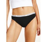 Tommy Hilfiger Tommy Hilfiger - Pack de 3 tangas de algodón reciclado. Negro Talla 34