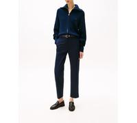 Tommy Hilfiger Pantalón chino de mujer con botón frontal. Azul marino 40