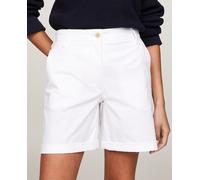 Tommy Hilfiger Pantalón de mujer corto chino. Blanco 36