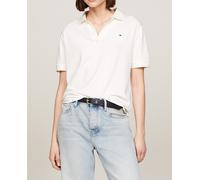 Tommy Hilfiger Tommy Hilfiger - Polo de mujer relaxed manga corta. Blanco Talla 36