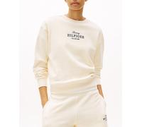 Tommy Hilfiger Sudadera Mujer Regular de algodón, Beige (Calico), S