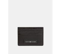 Tommy Hilfiger Tommy Hilfiger - Tarjetero de hombre de piel con diseño corporativo y múltiples ranuras para tarjetas. Negro