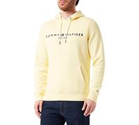 Tommy Hilfiger Tommy Logo Hoody, Hombre, Amarillo (Lemon Twist), M