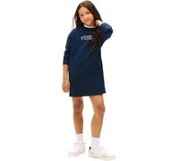 Tommy Hilfiger Tommy Puff Flower HWK Dress LS Kg0kg08946 Vestido Tipo Sudadera, Blue (Dark Night Navy), 7 años para Niñas