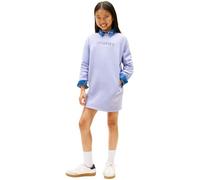 Tommy Hilfiger Tommy Puff Flower HWK Dress LS Kg0kg08946 Vestido Tipo Sudadera, Blue (Periwinkle Dusk), 8 años para Niñas