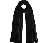 Tommy Hilfiger Tommy Script Chiffon Scarf Aw0Aw18049 Bufanda Ligera, Black (Black), Taille Unique para Mujer