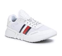 Tommy Hilfiger Tommy Sporty Runner, Zapatillas Mujer, Blanco (White Ybs), 41 EU