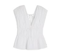 TOMMY HILFIGER Top 'Regular Fit Sleeveless Smock Blouse With' blanco L blanco