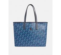 Tommy Hilfiger Tote con estampado de logos. Azul Cobalto Variante única