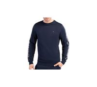 Tommy Hilfiger TRACK TOP LS HWK, Heavyweight Knits Hombre, Azul (Navy Blazer), L