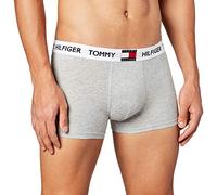 Tommy Hilfiger Trunk, Bóxer Hombre, Gris (Light Grey Heather), S