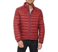 Tommy Hilfiger Ultra Loft Lightweight Packable Puffer Jacket (Standard and Big & Tall) Abrigo Alternativo de plumón, Rojo, X-Large para Hombre