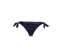 Tommy Hilfiger Braguita de Bikini para Mujer Side Tie Cheeky Bikini para Anudar en los Laterales, Azul (Desert Sky), XS