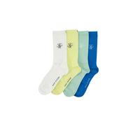 Tommy Hilfiger Underwear Calcetines azul claro / amarillo pastel / verde claro / blanco 43-46 azul claro / amarillo pastel / verde claro / blanco