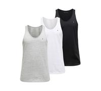 Tommy Hilfiger Camiseta sin Mangas 3P para Hombre, UM0UM033870SX002, Color Azul, Talla S