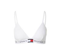 Tommy Hilfiger Sujetador Triangular Mujer con Logotipo en la Cintura, Blanco (White), S