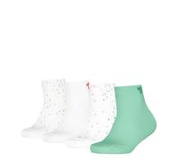 Tommy Hilfiger Unisex niños Sport Multicolor Quarter (4 unidades), verde/blanco, 27-30