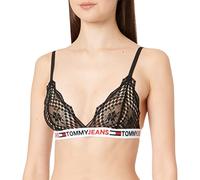 Tommy Hilfiger Unlined Triangle UW0UW03829 Sostenes Triángulo, 20 Pulgadas, Negro (Black), S para Mujer