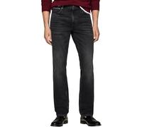 Tommy Hilfiger Vaqueros Hombre Straight Leg de Algodón, Negro (Twain Black), 30W/32L