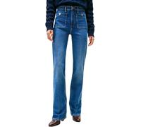 Tommy Hilfiger Vaqueros Mujer FLO Bootcut Talle Alto, Azul (FLO), 28W/33L