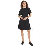 Tommy Hilfiger Vestido de Manga Corta para Mujer, Negro (Black), XXL