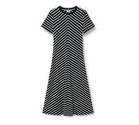 Tommy Hilfiger Vestido Mujer Modern Midi Dress Fit & Flare, Multicolor (Breton Dark Night Navy STP), S