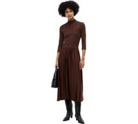 Tommy Hilfiger Vestido Mujer Slim Rib Mix Midi