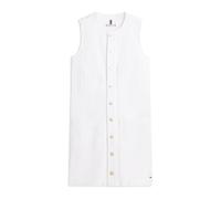 Tommy Hilfiger Dnm Clr Sl Mini Dres WW0WW48584 36 Blanco