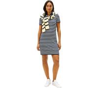 Tommy Hilfiger Vestido Polo de piqué Ajustado para Mujer 1985 SS WW0WW43228, Azul (Dark Night Navy/Ecru STP), XL