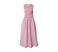TOMMY HILFIGER Vestido 'Stripe Smock Sleeveless Fit And Flare Maxi' navy / rosa / rojo claro 36-38 navy / rosa / rojo claro