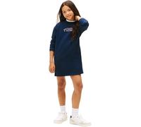 Tommy Hilfiger Vestido Sudadera Chicas Flower con Bolsillos, Azul (Dark Night Navy), 12 Años