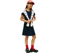 Tommy Hilfiger Vestido Tipo Camiseta Chicas Essential Punto Skater Fit-and-Flare, Azul (Dark Night Navy), 16 Años