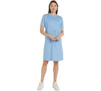 Tommy Hilfiger Vestido Tipo Camiseta de Algodón para Mujer, Azul (Vessel Blue), XL