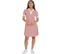 Tommy Hilfiger Vestido Tipo Polo de Rayas para Mujer, Multicolor (Breton Fierce Red/Ecru), XXL