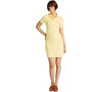 Tommy Hilfiger Vestido Tipo Polo Mujer 1985 Pique Slim Fit, Amarillo (Citronella), M