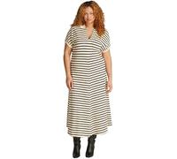 Tommy Hilfiger Vestido Tipo Polo Mujer Lyocell Midi, Multicolor (Calico/Dark Night Navy STP), 46
