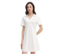 Tommy Hilfiger Vestido Tipo Polo Mujer Script Corto, Blanco (Ecru), M