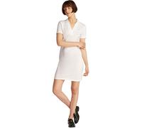 Tommy Hilfiger Vestido Tipo Polo Mujer Slim Fit V-Neck Corto, Blanco (Ecru), XS
