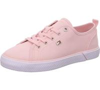 Tommy Hilfiger Vulc Canvas Sneaker Fw0Fw08063, Parte Superior Baja Mujer, Pink (Whimsy Pink), 38 EU